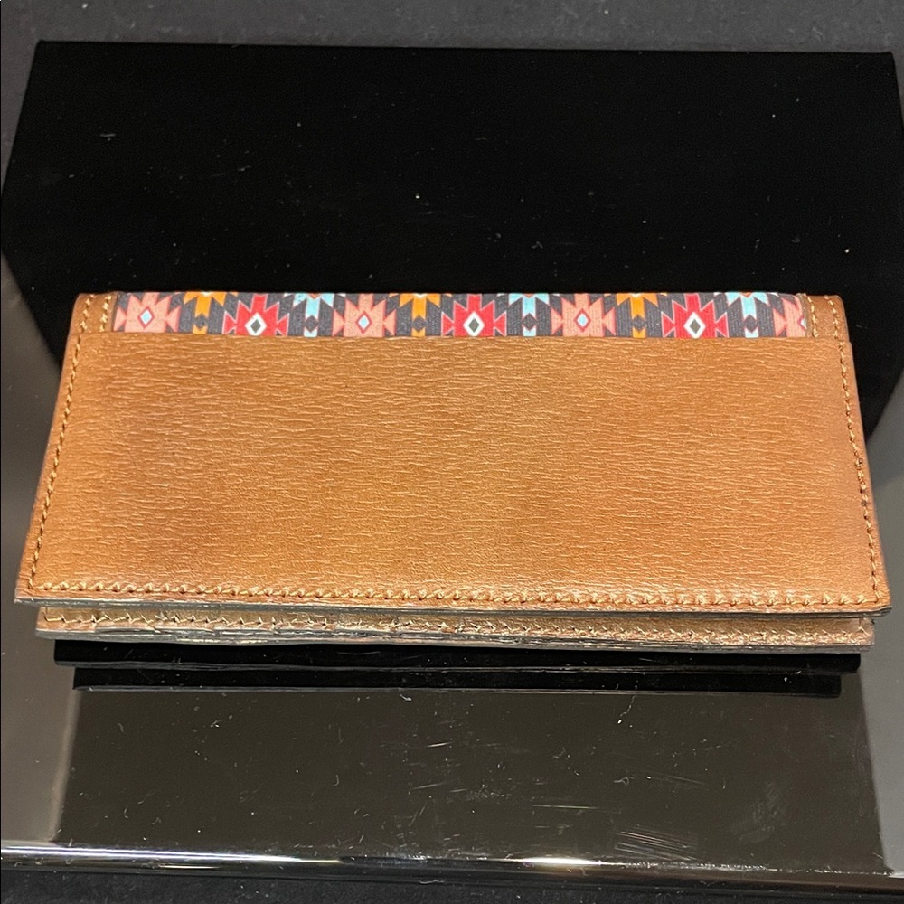 Red Dirt Hat Co Patterned Leather Rodeo Wallet View 5